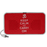 Keep Calm and Carry Om Motivational Morale doodle