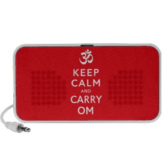 Keep Calm and Carry Om Motivational Morale doodle