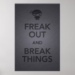 keep calm and carry on angry ninja posters
