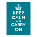 Keep Calm and Carry On_AQUA posters