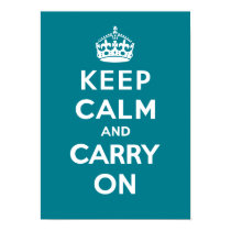 Keep Calm and Carry On_AQUA posters by emmalaurathompson Keep Calm and Carry On_AQUA posters
