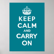 Keep Calm and Carry On_AQUA Posters