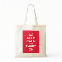 Keep Calm and Carry On_BAG_RED by emmalaurathompson Keep Calm and Carry On_BAG_RED