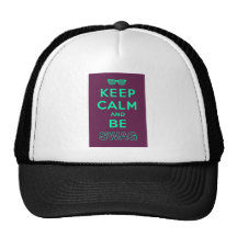Keep Calm and Carry On Be Swag Sunglasses Trucker Hat