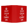 Keep Calm And Carry On Binders