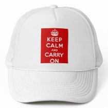 Keep Calm and Carry On British Poster on T shirts Mesh Hats