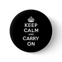 Keep Calm And Carry On Button