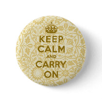 Keep Calm And Carry On Button