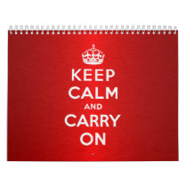 Keep Calm And Carry On calendars