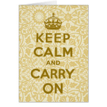 Keep Calm And Carry On Cards