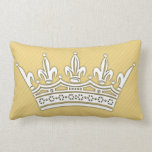 Keep Calm and Carry On Crown Pillow