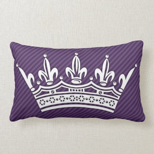Keep Calm and Carry On Crown Pillow