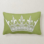 Keep Calm and Carry On Crown Pillow