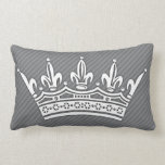 Keep Calm and Carry On Crown Pillow