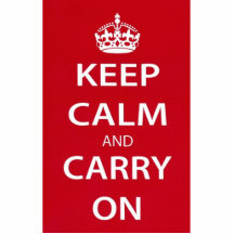 Keep Calm and Carry On Cut Out