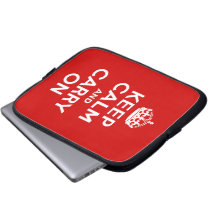 Keep Calm and Carry On Electronics Sleeve Computer Sleeves
