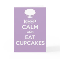 Keep calm and carry on greetings card