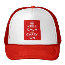 Keep Calm and Carry On Hats