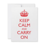 Keep Calm and Carry On Announcements