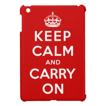 Keep Calm and Carry On iPad Mini Covers