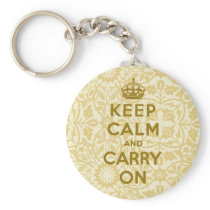 Keep Calm And Carry On Key Chain