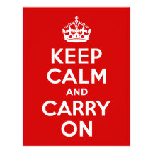 Keep Calm and Carry On Letterhead