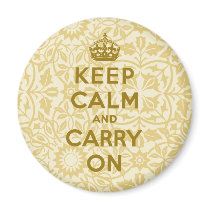Keep Calm And Carry On Fridge Magnets