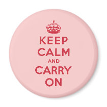 Keep Calm And Carry On Magnet