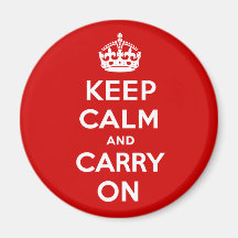 Keep Calm and Carry On Magnet