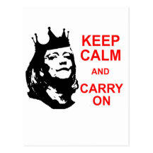 Keep Calm and Carry On, Meg Post Cards