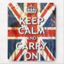 Keep Calm and Carry On Mouse Mats