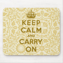 Keep Calm And Carry On Mousepad