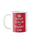 Keep Calm And Carry On Mugs