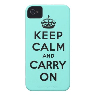 keep calm and carry on Original iPhone 4 Case-Mate Cases
