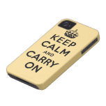 keep calm and carry on Original iPhone 4 Covers