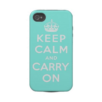 keep calm and carry on Original Tough Iphone 4 Covers