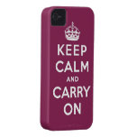 keep calm and carry on Original Case-Mate iPhone 4 Cases