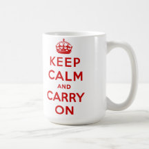 keep calm and carry on Original Coffee Mugs