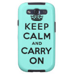 keep calm and carry on Original Galaxy SIII Case