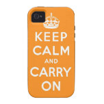 keep calm and carry on Original iPhone 4/4S Covers