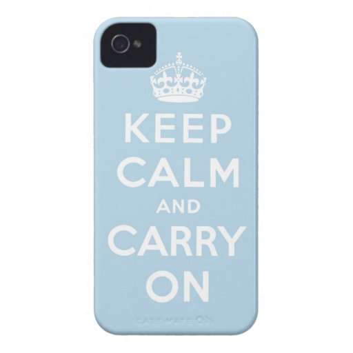 keep calm and carry on Original iPhone 4 Case