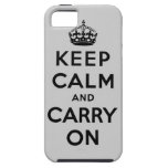 keep calm and carry on Original iPhone 5 Cases