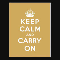 keep calm and carry on Original postcards
