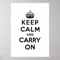 keep calm and carry on Original Print