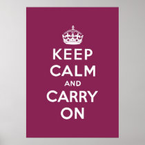 keep calm and carry on Original Print
