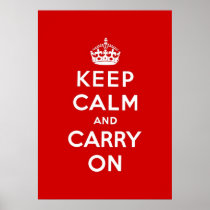 keep calm and carry on Original Poster