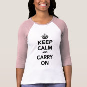 Keep Calm And Carry On Original Tee Shirt