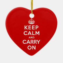 Keep Calm and Carry On Ornament