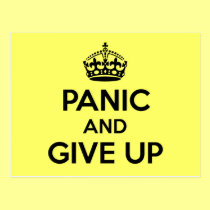 Keep calm and carry on parody postcards