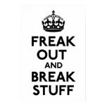 Keep Calm and Carry On Parody Print